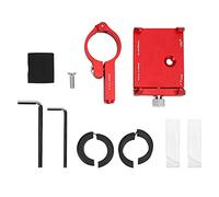 plplaaoo PRO1 Aluminium Alloy Smart Phone Bracket Motorcycle Bike Mount Holder Stand for Bicycle Handlebar Navigation Durable Lightweight Black Red Titanium Color (Red)