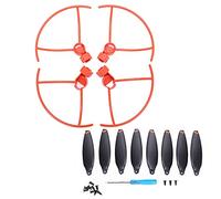 plplaaoo Propeller Protector Blade Protective Covers with Propellers PC Material Durable Lightweight Easy to Install for FIMI X8 MINI RC Drones 4 Pairs of Propeller Included (Orange)