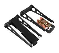 plplaaoo Ratchet Style Portable Bow Press Aluminum Alloy Compound Bow Press String Changer Adjust Tools Ratchet Loc Press for Indoor and Outdoor Use (Black)
