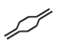 plplaaoo RC Car Chassis Frame Rails Brass Heavy Duty Stable Low Center Gravity Performance Upgrade for Axial SCX24 C10 Axl00006 Axl00001 1/24 Scale RC Car Black 171mm 2 Pack