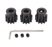 plplaaoo RC Car Gear Set Steel M1.5 8mm Inner Hole Motor Pinion Gears Professional Design Smooth Rolling Durable High Strength for 1/5 1/8 1/10 Proportional Remote Control Car 3pcs (11T)
