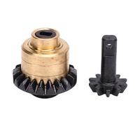 plplaaoo RC Car Helical Axle Gears Premium Brass Steel Replacement for Ascent 18 1/18 RC Crawler 10T 20T Metal Gear Set