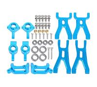 plplaaoo RC Car Metal Upgrade Replacement Kit Aluminium Alloy Suspension Arm Accessory for A959 A969 A949 A979 K929 1/18 Remote Control Car Blue 1 Set