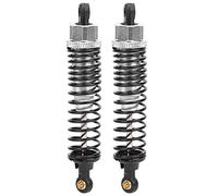 plplaaoo RC Car Shock Damper Metal Replacement Parts High Performance Durable Upgrade Accessories for 1/10 Scale RC Cars Silver 2pcs 65mm 85mm 110mm (85MM)