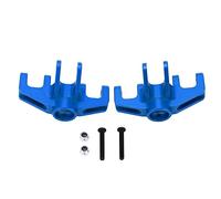 plplaaoo RC Car Steering Cup Aluminum Alloy High Strength Durable Vibration Absorption Replacement for Losi Baja Rey 1/10 and Hammer Rey U4 1/10 Remote Control Cars 2PCS Set 57mm (Dark Blue)