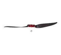 plplaaoo RC Carbon Fiber Folding Propeller 305mm High Torsional Stiffness Thin Blade Aluminum Alloy for Fixed Wing Drones and Aircraft