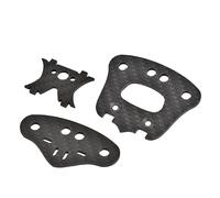 plplaaoo RC Carbon Fiber Plate Board Sheet High Performance Upgrade Parts for Emax Hawk Buzz RC Drone Durable Lightweight 3pcs 5.5x4.5x0.3cm