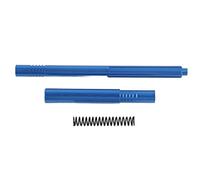 plplaaoo RC Center Slider Driveshaft CNC Machined Anodized Aluminum Alloy Replacement Part for Senton Typhon Granite Big Rock 1/10 RC Cars (Blue)