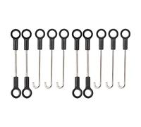 plplaaoo RC Connecting Rod Set Upgrade Accessory High Performance Durable Metal Plastic Replacement Parts for V950 RC Aircraft 2 Pack