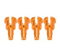 plplaaoo RC Differential Cup 4pcs Aluminum Alloy Wear Resistance Durable Differential Cup Connectors Improve Steering Stability for A949 A959 A969 A979 A929 1/18 Remote Control Car (Gold)