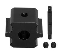 plplaaoo RC Differential Locker Spool Metal Upgrade High Strength Deceleration Precise Differential Spool Locker for Slash Rustler 4WD 1/10 RC Car Aluminum Alloy Iron (Black)