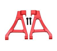 plplaaoo RC Front Lower Suspension Arm Aluminium Alloy Lightweight Durable Replacement Part for Slash4WD Summit 1/16 RC Cars 2pcs (Red)