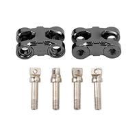 plplaaoo RC Front Rear Bumper Tow Hooks Buckle Winch Hook Durable Aluminum Alloy Upgrade Parts for 1/10 RC Car Axial SCX10 (Black)