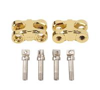 plplaaoo RC Front Rear Bumper Tow Hooks Buckle Winch Hook Durable Aluminum Alloy Upgrade Parts for 1/10 RC Car Axial SCX10 (Gold)