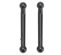 plplaaoo RC Front Steering Linkage Set Premium Plastic Durable Left Right Front Steering Link Rod Connector Upgrade Parts for HS 1:18 RC Car Models