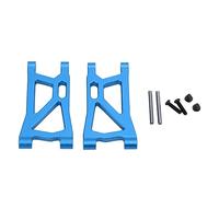 plplaaoo RC Front Swing Arm Kit Aluminum Alloy High Strength Durable Stable Running Easy Installation For REMO 1/16 SMAX 1621 1625 1631 1635 1651 1655 A2505 RC Vehicles Size 57x31mm 2PCS (Blue)