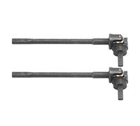 plplaaoo RC Front Universal Driveshaft 2pcs Hardened Steel High Performance Smooth Power Transmission for Axial Capra 1.9 UTB 1/10 RC Car Durable Upgrade Accessories 10cm 38g