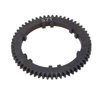 plplaaoo RC Gearbox Spur Gear Steel Durable Black 57T Smooth Rolling Speed Enhancement for ARRMA Mojave 4X4 4S BLX 1/8 RC Car