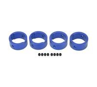 plplaaoo RC Joint Cup Reinforcement Ring Aluminum Alloy Durable Protective Heat Dissipation Enhanced Stability for XRT 8S 1/6 RC Cars 4Pcs (Blue)