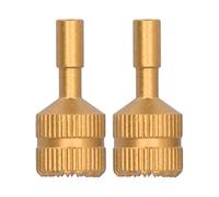 plplaaoo RC Joystick Thumb Rocker Aluminium Alloy Detachable Remote Control Sticks for Mini3 Pro Lightweight Durable Ergonomic Design CNC Machined Anodized Coloring 2PCS (Gold)