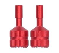 plplaaoo RC Joystick Thumb Rocker Aluminium Alloy Detachable Remote Control Sticks for Mini3 Pro Lightweight Durable Ergonomic Design CNC Machined Anodized Coloring 2PCS (Red)