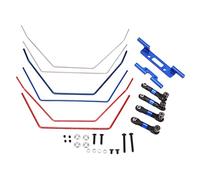 plplaaoo RC Metal Front and Rear Wide Sway Bar Kit High Performance Aluminum Alloy Adjustable Suspension Upgrade for Slash 2WD 1/10 RC Car 3 Front 3 Rear Sway Bars 117g