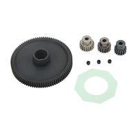 plplaaoo RC Metal Reduction Gear High Performance Durable Steel Gears Set for 1/10 Scale Remote Control Cars Like Typhon Big Rock Senton Includes 91T Big Gear and 17T 19T 21T Small Gears