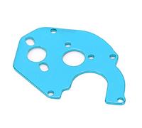 plplaaoo RC Motor Plate Gearbox Mount Fixed Bracket High Performance Durable Aluminum Alloy Upgrade Part for Axial SCX24 90081 C10 1 24 RC Car Accessories Size 36x24mm Weight 3g (Blue)