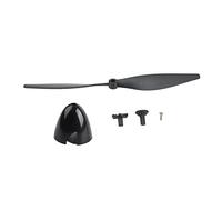 plplaaoo RC Plane Propellers Set Durable Plastic Replacement Parts for XK A250 Fixed Wing RC Airplane Beginners Kids Spare Accessories Black 7g