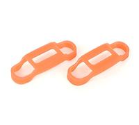 plplaaoo RC Propeller Paddle Holder Stabilizer Protector Super Elastic Silicone Direct Fitment Easy Installation for Mini Drone Red Gray 2pcs (Red)