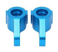 plplaaoo RC Rear Axle Hub Aluminum Alloy High Strength Durable Lightweight Performance Upgrade Replacement Part for ECX 2WD 1/10 RC Hobby Car Blue Silver 22g 2 Pack (Blue ECX334000B)