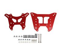 plplaaoo RC Shock Hoops Aluminum Alloy Shock Towers Multiple Positioning Holes High Performance Upgrade Parts for ARRMA 1/7 1/8 Series RC Cars 2PCS (Red)