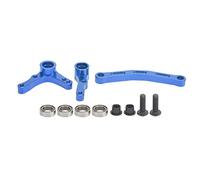 plplaaoo RC Steering Components Aluminum Alloy Complete Set High Performance Steering Saver Kit for 1/10 XTE Remote Control Car Accessories (Dark Blue)