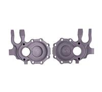 plplaaoo RC Steering Cup Cover High Performance Durable Alloy Aluminum Front Steering Hub Mount Replacement Part for TRX4 1 10 RC Crawler Car 2pcs Red Titanium Optional (Ti Color)