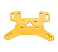 plplaaoo Rear Shock Absorber Board Shock Tower Damper CNC Machined Aluminum Alloy Upgrade Part for 144001 1/14 RC Car Durable Lightweight Easy Install (Golden Y)