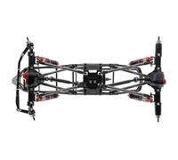 plplaaoo Remote Control Car Chassis Frame Metal Pipe Rack Climbing Car Pipe Rack Crawler Frame Replacement for AXIAL SCX10 90022 90027 1/10 Remote Control Climbing Model Parts Durable CNC