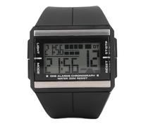 plplaaoo Rubber Band Sports Watch 7 Colors LED 50m Digital Display Waterproof Bracelet Display Multifunctional for Boys Girls Teenagers Outdoor Hiking