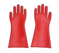 plplaaoo Rubber Electrical Insulated Gloves High Voltage Insulating Gloves 12000V for Electricians Linemen Utility Workers Soft Rubber 1 Pair