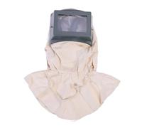 plplaaoo Sand Blasting Hood Cap Windproof Tear Resistant Clear Viewing Sandblaster Helmet for Polishing Painting Sanding Heavy Canvas Material Elastic Neck Design Multi Functional Use