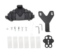 plplaaoo Scooter Phone Mount Holder Adjustable Shock Absorbing Center Scooter Phone Holder for 4.7 To 7.1 Inches Phone for F B C E M N Series Black