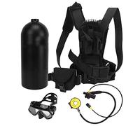 plplaaoo Scuba Tank Backpack Adjustable Diving Equipment Scuba Tank Holder Backpack for Diving Swimming Underwater Operations Professional Divers Diving Amateurs Lifeguards Firefighters (3L)