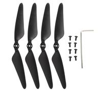 plplaaoo SJRC F11S Drone Propellers High Performance Replacement Blades Strong Stable Power Dynamic Balance Tested Compact Lightweight Easy Install Black 19.3cm 4 Pack