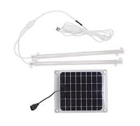 plplaaoo Solar Plant Grow Light,Solar Grow Lights for Outdoor Plants,LED Plant Grow Light Strip, Grow Lights for Indoor Plants for Balcony Greenhouse Herbs Vegetables Flower(20W)