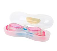 plplaaoo Swimming Goggles Anti Fog Pink Swimming Glasses with Glasses Case Earplugs for Women Men Kids in Pool Beach