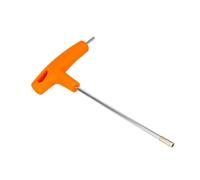 plplaaoo T Handle Wrench Set Premium Alloy Steel Built in Secret Spoke Cap Spanner Repairing Tool for Bike Motorcycle Maintenance and General Repairs (Hex Hole (4.8MM))