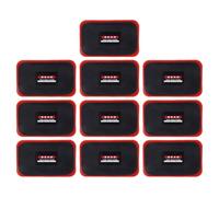 plplaaoo Tire Patch Tire Tube Repair Patch Rubber Thickened Strong Adhesive Rectangle Motorcycle Bicycle Car Tire Repair Kit 10Pcs 80 X 130mm