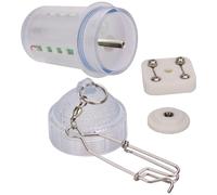 plplaaoo Water Resistant Underwater Fishing LED Lure Light Night Fish Attracting Light Super Bright 12pcs LED Chips 60 Lumens Brightness 10m Range for Boats Kayaks Canoes Fishing Docks (Green)