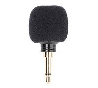 plplaaoo Wireless Microphone Mini Portable 3.5mm Black High Sensitivity Omnidirectional Sound For Mobile Phone Recording Lectures Karaoke (mono)