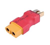 plplaaoo XT60 Female to T Dean Male Plug Connector High Performance RC Battery Adapter Wireless Conversion for Model Airplane Drone Battery PA Material Gold Plated Copper 40mm 16mm 8mm