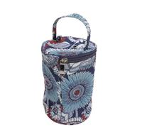 plplaaoo Yarn Storage Bag Crochet Organizer Knitting Accessories Portable Handle Bucket for Home Travel Use Durable 600D Oxford Cloth 18 x 12.5cm (Type 1)